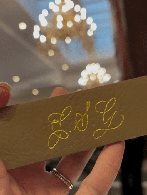 Live Event Calligraphy & Engraving in Utah